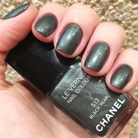 chanel black pearl nail polish|chanel nails color chart.